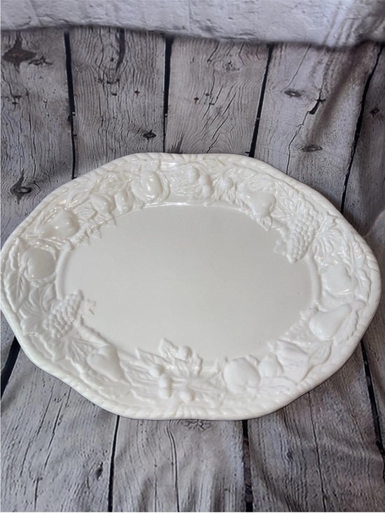 Nature By Tabletops Other - Nature By Tabletops Unlimited Large Pasta And Salad Platter 21 3/4” Oval Fruit